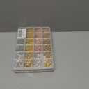 Goldwise Spacer Beads for Jewelry Making, 1280pcs Assorted Round Star Rondelle Heart Gold and Silver Beads for Bracelet Jewelry Making & DIY Crafts