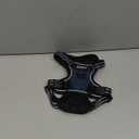 Eagloo Dog Harness Medium Sized, Easy Wearing with 3 Buckles, Adjustable No Pull Pet Harness with 2 Rings for Walking, No Chock Reflective Soft Padded Vest with Control Handle, Blue & Black, M