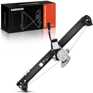 A-Premium Rear Driver Side Power Window Regulator with Motor (2-Pin) | Compatible with BMW E53 X5 2000-2006