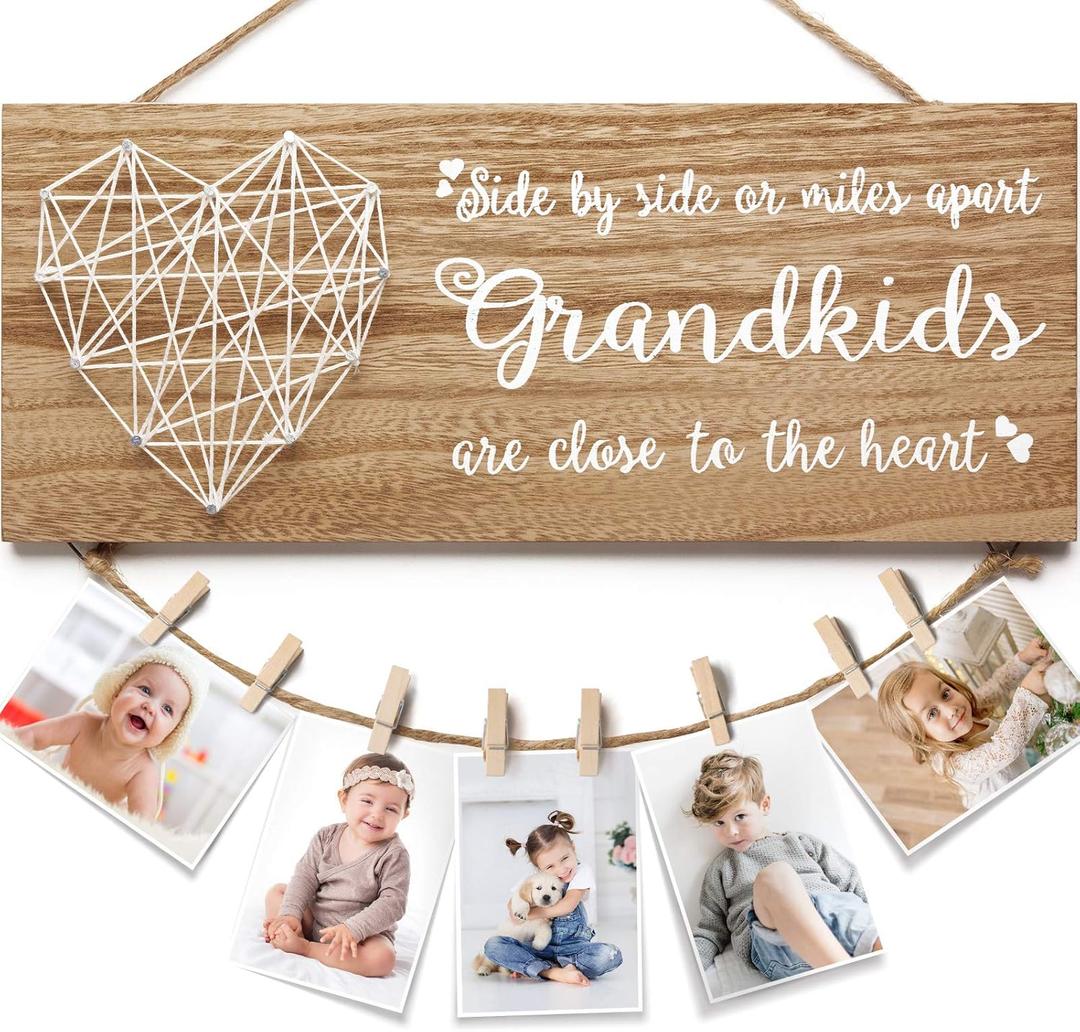 Best Grandma Gifts Christmas Gifts for Grandma Picture Frame, Birthday Gift for Nana from Grandchildren Granddaughter Grandson, Grandkids Photo Holder Grandpa Gigi Nana Gift for Thanksgiving