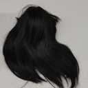 15 Inch Short Straight Black Bob Wig with Bangs | Natural Heat Resistant Synthetic Hair for Women