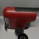 Delta Q Quick Espresso Capsule Machine  Compact Size  Works ONLY with Delta Q Pods (Red)