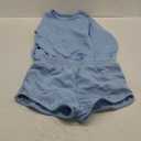 SELINK Women 2 Piece Outfits Sweatsuit Casual Long Sleeve Pullover and Shorts Sets Travel Tracksuit (Large, Blue)