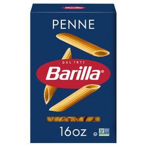 Barilla Penne Pasta, 16 oz. Box - Non-GMO, Made with Durum Wheat Semolina - Kosher Certified, BBD: 03/01/2027