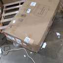 Vesgantti 100" Faux Leather Couch with Movable Ottoman, 3 Seater L Shaped PU Leather Sofa with Side Pocket, Comfy Mid Century Modern Modular Sectional Couch for Living Room, Apartment, Camel