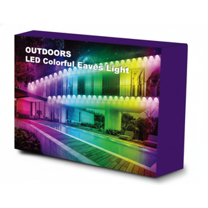 OUTDOODS LED COLORFUL EAVES LIGHTXINKAITE 150ft Permanent Outdoor Lights for House, 2025 Eave Lighting with App/Remote Control, IP67 Waterproof smartlight for Christmas, Halloween, Holiday, Party, Daily