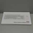 Wireless Keyboard and Mouse Combo, Full-Size Silent Ergonomic Keyboard and Optical Mouse, Long Battery Life, 2.4GHz Lag-Free Cordless Mice Keyboard for Computer, Mac, Laptop, PC, Windows (Black)