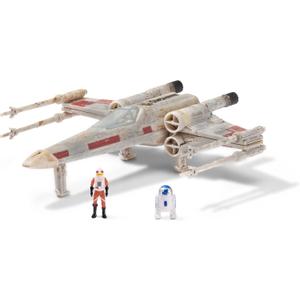 STAR WARS 5-Inch X-Wing Starfighter Vehicle with Luke Skywalker & R2-D2 Micro Figures