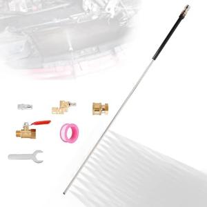 JIAYAN 24in Radiator Cleaning Wand | Water Air Dual Purpose Connector Pressure Washer Flush and Cleaner Tool Max 5000PSI for Household Cars, Trucks, SUV, RV