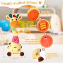 Dancing Talking Giraffe Toy for Baby Girl & Boy, Interactive Stuffed Animal Baby Toy Repeating What You Say, Glowing Musical Giraffe Gifts for Toddlers 1-3 Years Old, for Kids (Giraffe)