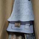 NOBPEINT Mid-Century Dining Side Chair with Faux Leather Seat in Black, Arm Chair in Walnut