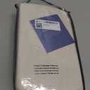 100% Blackout Shield Linen Blackout Curtains for Bedroom 84 Inches Long, Back Tab/Rod Pocket Living Room Drapes, Thermal Insulated Blackout Curtains 2 Panels Set, 50" W x 84" L, Cream