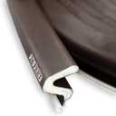 LSGCQ Kerf Weather Stripping Door Seal Strip 26 Ft Q Foam Door Weatherstrip Seal with Slot Card Slot Installation, Easy Cut to Size (Brown)