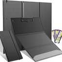 Nursing Clipboard Foldable-3 Layers Folding Nursing Clipboard with Nursing Edition Cheat Sheets, Trifold Nursing Clipboard for Nurses Doctors,Medical Clipboard Pocket Size,Nurse Clip Boards