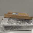 Stainless Steel Litter Box | XL Enclosed Cat Litter Boxes with Lid for Big Cats | High Sided, Anti-Urine Leakage | Non-Stick Bottom & Includes Litter Mat & Metal Scoop (Silver Gray)