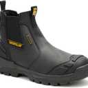 CAT Men's Striver XL Waterproof Steel Toe Chelsea (13 Wide, Black)