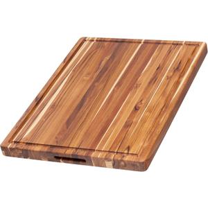 Teakhaus Cutting Board - Extra Large (XL) Wood Cutting Board with Juice Groove - Holiday Gift Ideas for Men and Women - Gift-Ready, Reversible, Edge Grain Wood, Knife Friendly - FSC Certified