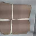 JIYUAN 100% Washed Cotton Duvet Cover Set 3 Pieces Cal King, 1 Duvet Cover 104x98 Inches(Comforter Not Included) and 2 Pillowcases,Linen Feel Bedding Set Comfy and Breathable,Light Brown