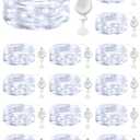 Brightown 14 Pack White LED Fairy Lights Battery Operated String Lights, 7ft 20LED Waterproof Silver Wire String Lights, Firefly Starry Moon Lights for Mason Jars DIY Christmas Wedding Party Bedroom