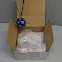 Cindeer 6 Pcs Blue and White Chinoiserie Porcelain Balls 2.4 Inch Porcelain Ornament Bulk New Year Ceramic Hanging Decorative for New Year Chinoiserie Party (Novelty Style)