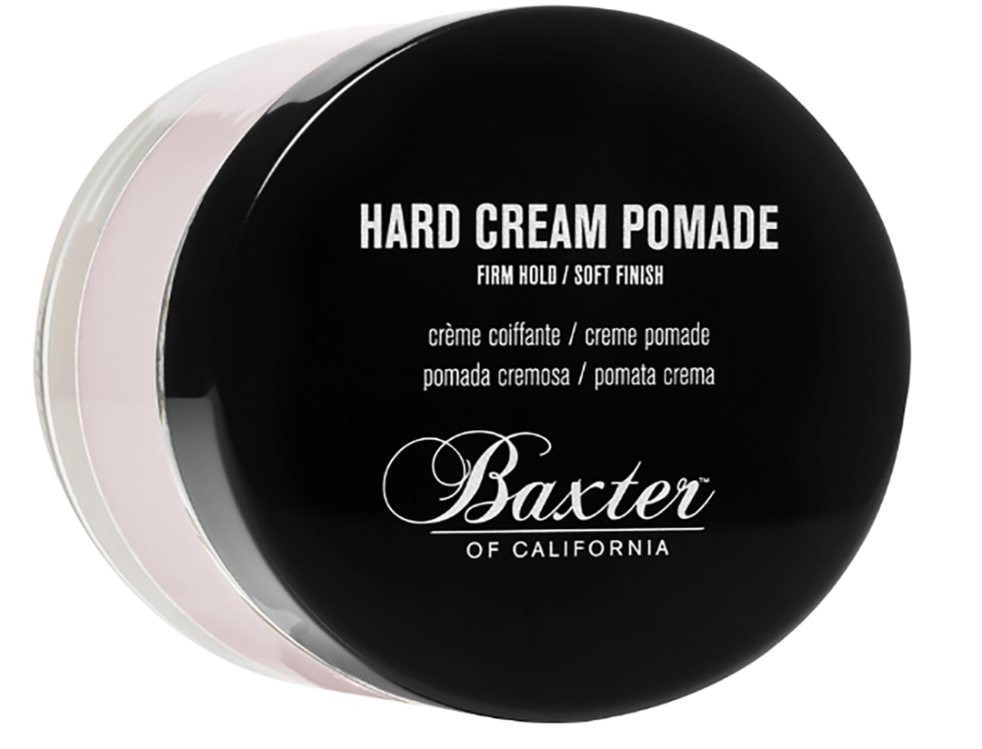 Baxter of California Hard Cream Pomade for Men | Natural Finish | Firm Hold | Hair Pomade