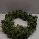 JOYIN 24'' Pre-Lit Christmas Wreath with Warm Lights, Large Lighted Christmas Wreaths For Front Door, Windows, Living Room, Xmas Indoor & Outdoor Holiday Decorations, Battery Operated