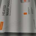 Portable Heating Pad for Back, Cordless Wearable Heat Belt with Massager for Lower Back Pain Relief, Battery Powered 8000 mAh Rechargeable, MAXwarm 3.0, Gift for Women Men 90-310 lbs (Black)