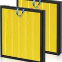 Vital 100S Pet Care Replacement Filter for LEVOIT Vital 100S and Vital 100S-P Air Purifier, High-Efficiency Activated Carbon Filter, Vital 100S-RF-PA, LRF-V102-YUS, 1 Pack, Yellow