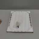 Silver 8x10'' Heavy-Duty Zinc Alloy Photo Frames with Acid Free Mat for 5x7'',Wave Design Silver Picture Frame 8x10'' with Black Velvet Backing,for Desktop and Wall Hanging