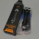 Saker Silicone Caulking Tools-3 in 1 Sealant Finishing Tool Grout Remove Scraper Caulk Remover Glass Glue Angle Scraper for Bathroom,Kitchen,Floor,Window,Sink Joint,Frames Seal (Black Blue)