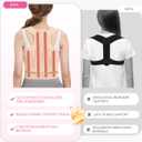 Posture Corrector for Women & Men Adjustable Back Brace with Full Back Support, Shoulder Straightener for Spine Alignment, Scoliosis, Hunchback & Back Pain Relief (Beige, Small) 