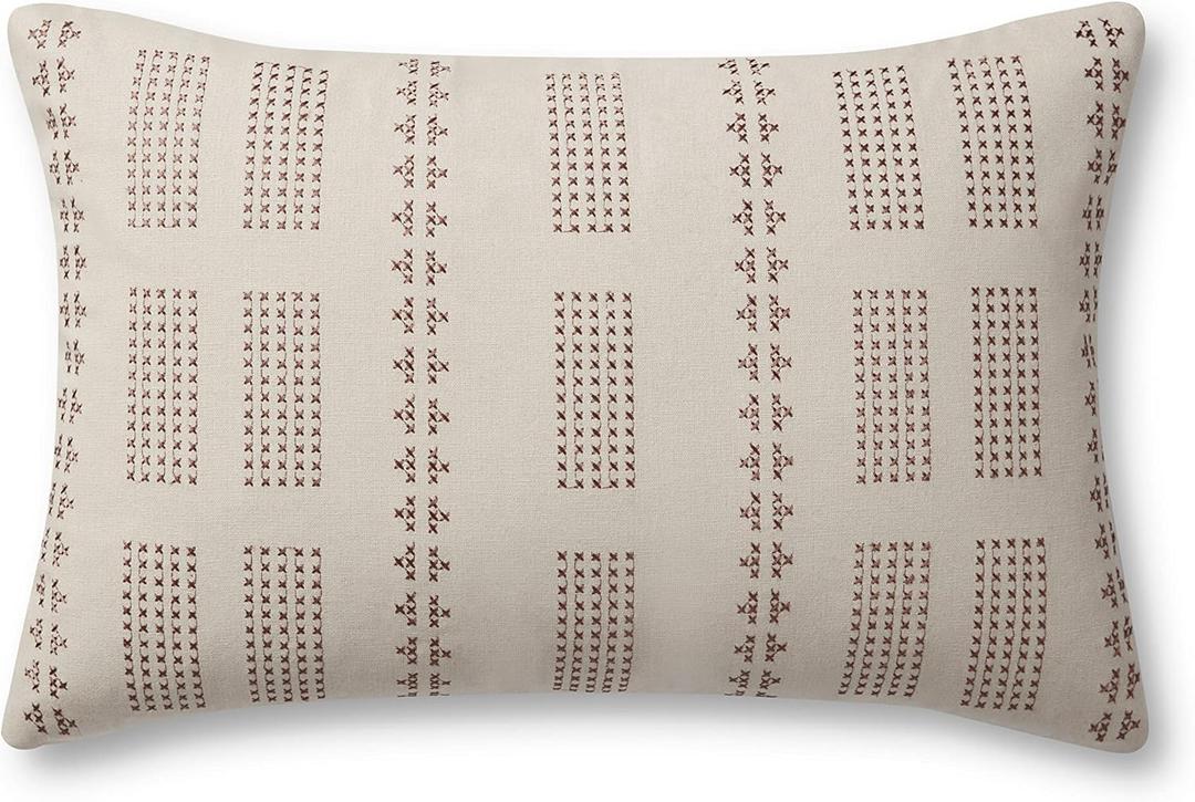 Loloi Jean Stoffer x Thomas Collection PJS0008 Natural 13'' x 21'' Cover w/Poly Pillow