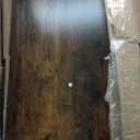 Novilla TV Stand for TV's up to 50 Inches, Modern Barn Door Entertainment Center TV Console, TV Table with Storage Bookcase Shelf for Living Room, 43 Inches, Brown