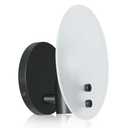 Pirxxiy Modern Soft Black Wall Sconces, Room Decor Wall Light Fixture with Oval Style Frosted Glass Shade, Bedroom Decor Wall Mount Light, Wall Lamp for Bedroom,Living Room, Bedside, Bathroom