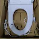 TOTO WASHLET+ Nexus 1G One-Piece Elongated 1.0 GPF Toilet with Auto Flush S7A Contemporary Bidet Seat, Cotton White - MW6424736CUFGA#01