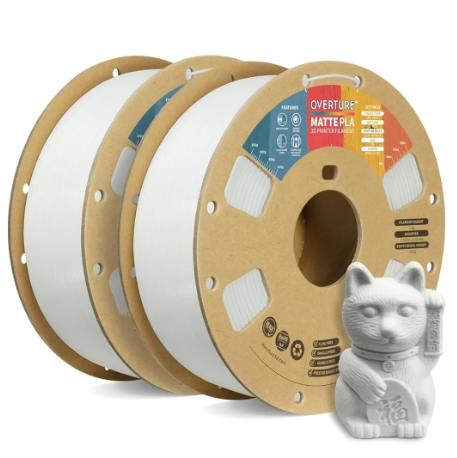 Polymaker PLA Filament, White 3D Printing PLA Filament 2.85mm 1kg  PolyLite 3D Printer PLA Filament, Dimensional Accuracy +/ 0.03mm, Compatible with Most 3D Printer, White