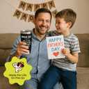 Bonus Dad Gifts from Daughter - Look At You Landing My Mom and Getting Me As a Bonus 20oz Black Tumbler - Stepdaughter Gift for Stepdad Father's Day Gifts from Daughter Funny Birthday Gift for Stepdad