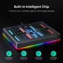 2 x NexiGo Enhanced Controller Charger Dock Compatible with Nintendo Switch 2, Charging Station for Joy-Pads with Multiple RGB Light Modes, Sound Alerts, LED Indicators, Built-in Kickstand