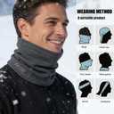 ISQ 2 Pack Winter Neck Gaiter Windproof and Warm Neck Warmer Outdoor Ski Mask Scarf
