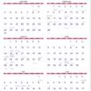 AT-A-GLANCE 2026 Wall Calendar, 8" x 11", Small, Ruled Blocks (PM12826)
