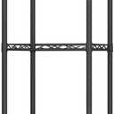 HOMEFORT Storage Shelves, 5-Wire Shelving, Metal Shelving Unit Adjustable Storage Shelves Rack for Kitchen, Pantry, Bathroom, Black, 11.4" W x 11.4" D x 46" H