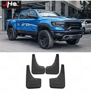 JHO Front Rear Mud Flaps Splash Guards Mudflaps Custom Fit for Dodge Ram 1500 TRX 2021 2022 2023 Exterior Accessories No Need to Drill Holes(Set of 4)