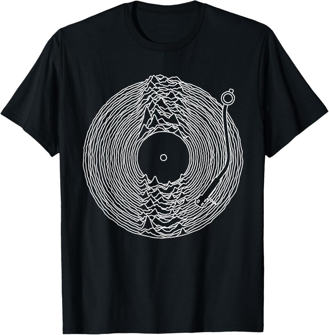 Unknown Pleasures Vinyl Record T-Shirt M 