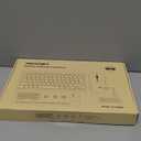 TECKNET Wireless Keyboard and Mouse Combo, Mini Cordless Computer Keyboard and Mouse Set 2.4GHz, Silent Adjustable 1600 DPI, Quiet Click, LagFree for Computer, Laptop, PC, Windows, Mac, Chrome OS