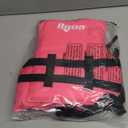 Oceans7 US Coast Guard-Approved Kids Life Jacket 30-50 lbs -Type III PFD Flexible-Fit Open-Sided Design Personal Flotation Device – Pink/ Berry