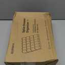 Spice Drawer Organizer with 18 Spice Jars,216 Labels,50 Non-slip Rubber, Bamboo 4 Tier Seasoning Rack Tray Insert for Kitchen Drawers,Cabinets,Countertop,9" Wide x 15.8" Deep