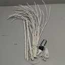 LITBLOOM Lighted White Twig Branches 32'' 200 LED Fairy Lights Plug in with Timer and Dimmer, Artificial Tree Branch with Lights for Holiday Xmas Home Decoration Indoor Outdoor Decor