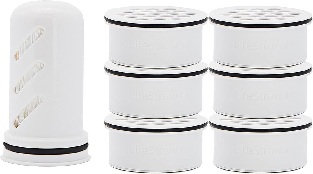 LifeStraw Home Water Pitcher Replacement Pack, 1-Year Supply, for Protection Against Bacteria, Parasites, microplastics, PFAS and 30+ contaminants