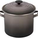Le Creuset Enamel On Steel Stockpot, 8 qt., Oyster