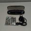 Aquasonic Black Series Ultra Whitening Toothbrush – ADA Accepted Electric Toothbrush- 8 Brush Heads & Travel Case – 40, 000 VPM Electric Motor & Wireless Charging - 4 Modes w Smart Timer